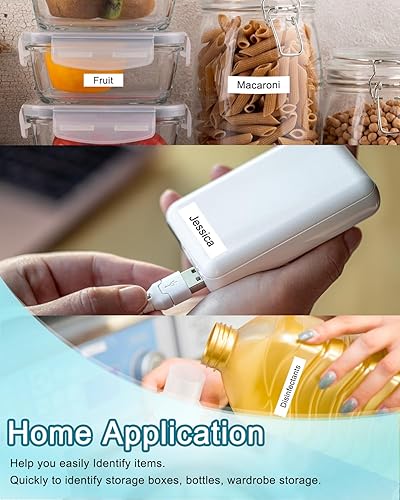 Miniatura 5 de Paquete de 4 cintas de repuesto de 0.019 in 0.47 M-K231s M para Brother M Tape 0.472 in 0.47 Blanco M-k231 MK-231 M231 M-231 0.472 in 0.47 pulgadas