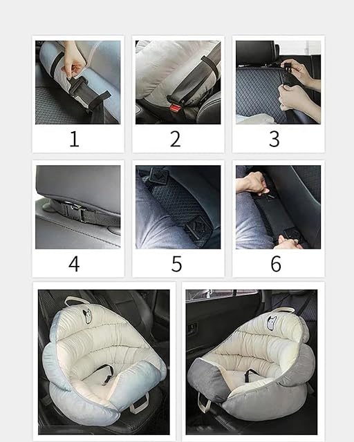 Foto 6 de 8 de Cama Perro Coche Coche Portátil Perros Mascotas Asiento Caja Transporte Antideslizante Bolsa Perrera Bolsa…