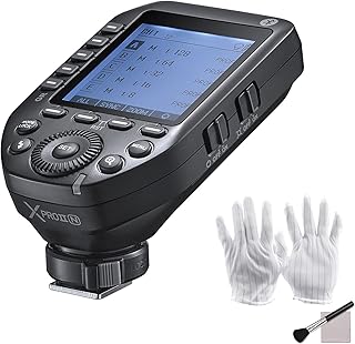 Godox XPROII-N 2.4G Wireless Flash Trigger Transmitter TTL Autoflash 1/8000s HSS Large LCD Screen 32 Channels 16 Groups Replacement for Nikon Cameras