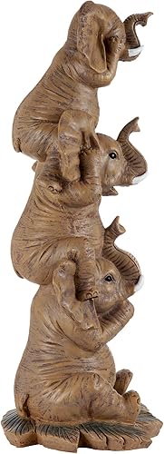 Vista 5 de Grande oír ver hablar ningún mal elefantes