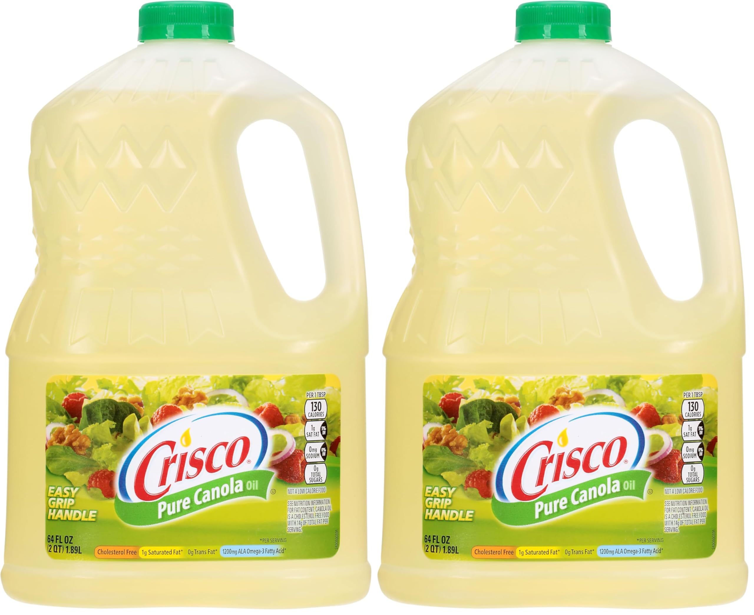 Pure Canola Oil, 64 Fluid Ounce (Pack of 2)