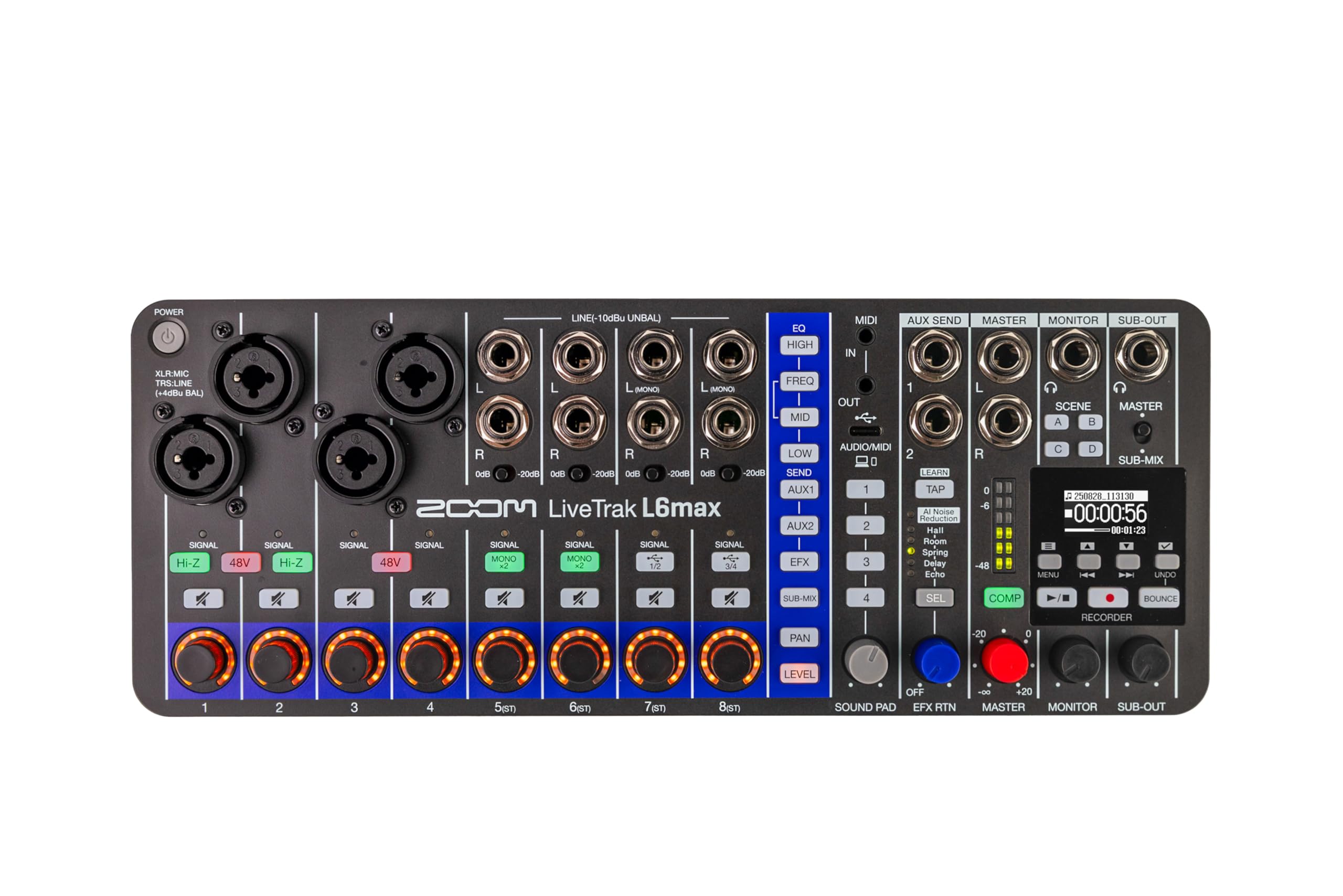 Zoom LiveTrak L6max