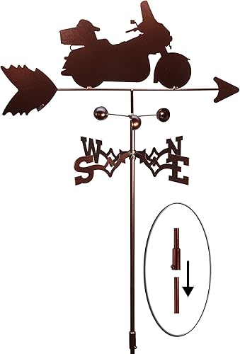 Miniatura 2 de SWEN Products Veleta de motocicleta Harley vestida completa (estaca de jardín incluida)