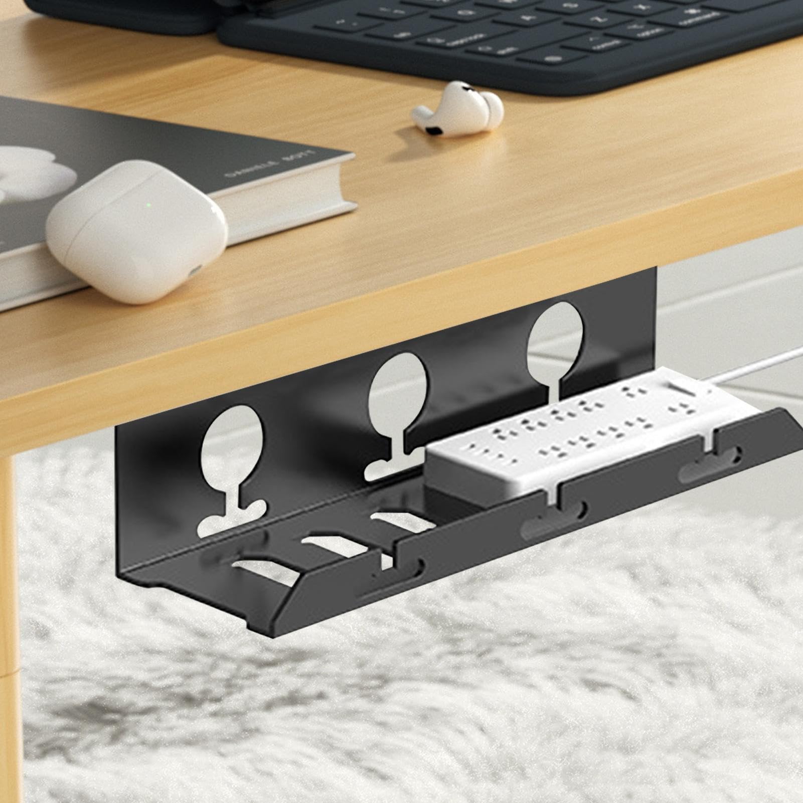 Bandeja de Cables de Acero Laminado en frío para Debajo del Escritorio