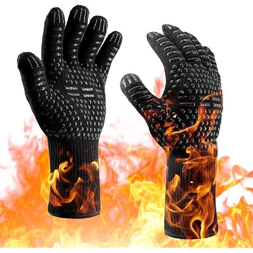 Heat Resistant Oven Mitts 2Pcs