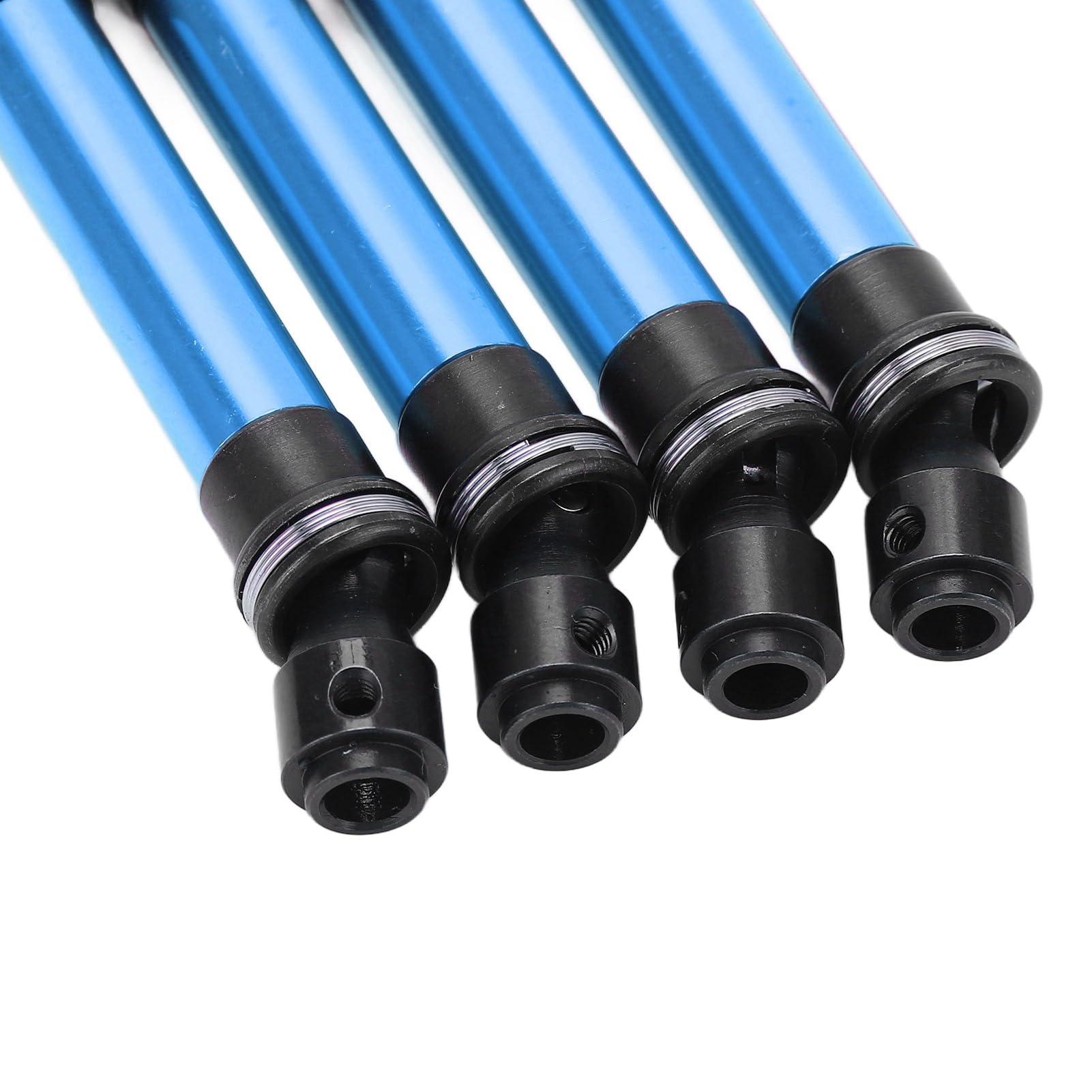 Qqmora Durable RC Car Drive Shaft Made of Aluminum Alloy Steel, Easy to Install Front and Rear Drive Shaft for Slash 1/10, RC Enthusiasts (Blue) - Image 3