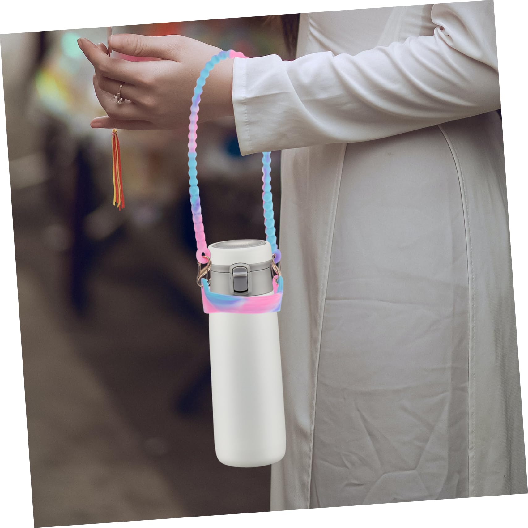 Toddmomy 10stücke Wasserflasche Tragegurt Verstellbarer Flaschenhalter Für Sport Wandern Camping Vielseitiger Flaschen- Pastellfarben