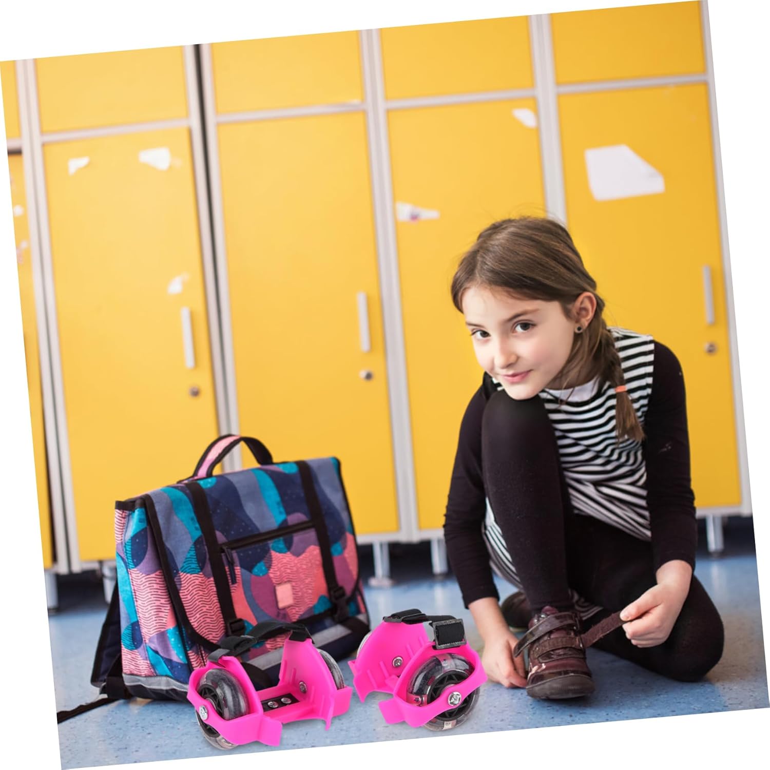 Adjustable Roller Shoes with Light Up Glitter Wheels for Outdoor Sports Durable Decompression Skate Shoes for Boys and Fun Balance Exercise Gift