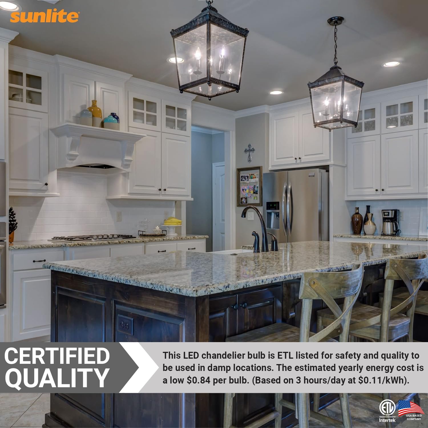 Amazon.com: Sunlite LED B13 Decorative Chandelier Light Bulb