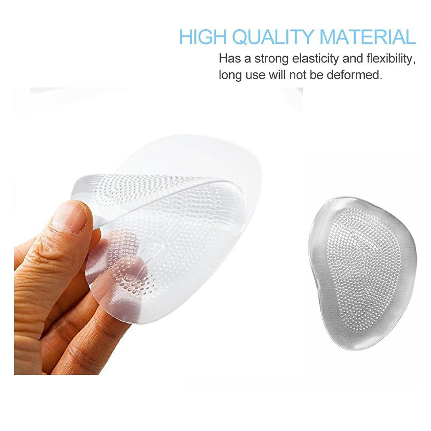 Pedimendtm tacchi alti in silicone gel metatarso (3PAIR) | Slim metatarso del piede inserti | Ideale per metatarsalgia | prevenire sensazioni brucia a la sfera del piede – unisex | Foot Care