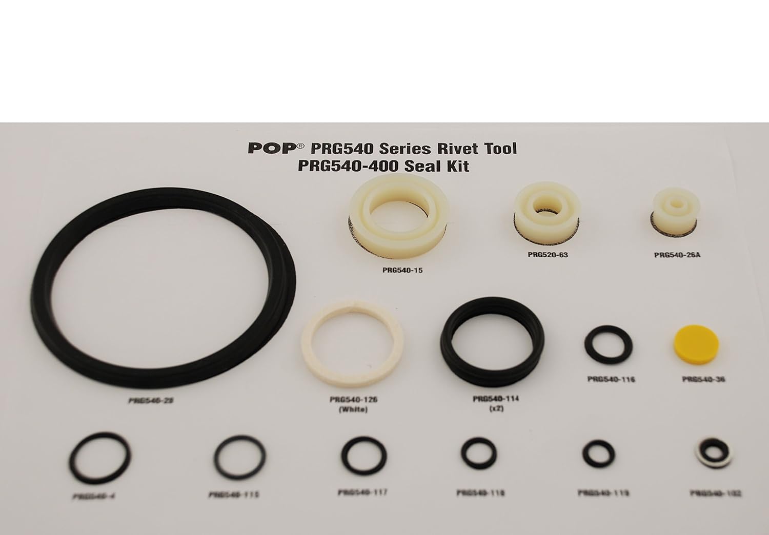 PRG540-400, POP, PRG540 SEAL KIT, SCH B:8466.92.0080/ECCN:EAR99, PACK OF 1