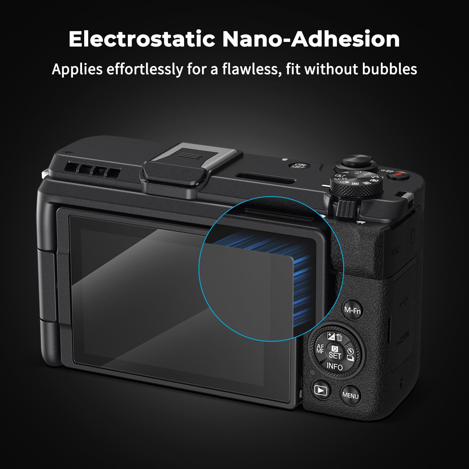 SMALLRIG Zestaw 3 folii ochronnych do FUJIFILM X-T30 III/X-T30 II/X-T30 / X-S10, ultracienka powłoka ze szkła hartowanego o grubości 0,3 mm, zaokrąglone krawędzie 2.5D - 5804