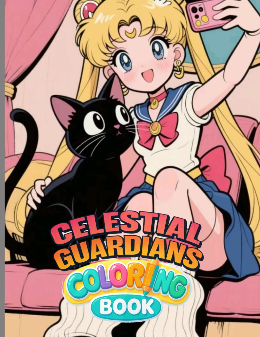 Celestial Guardians Coloring Book: Awesome Coloring Book for Kids and Adults and Fan of Starlight Sailor