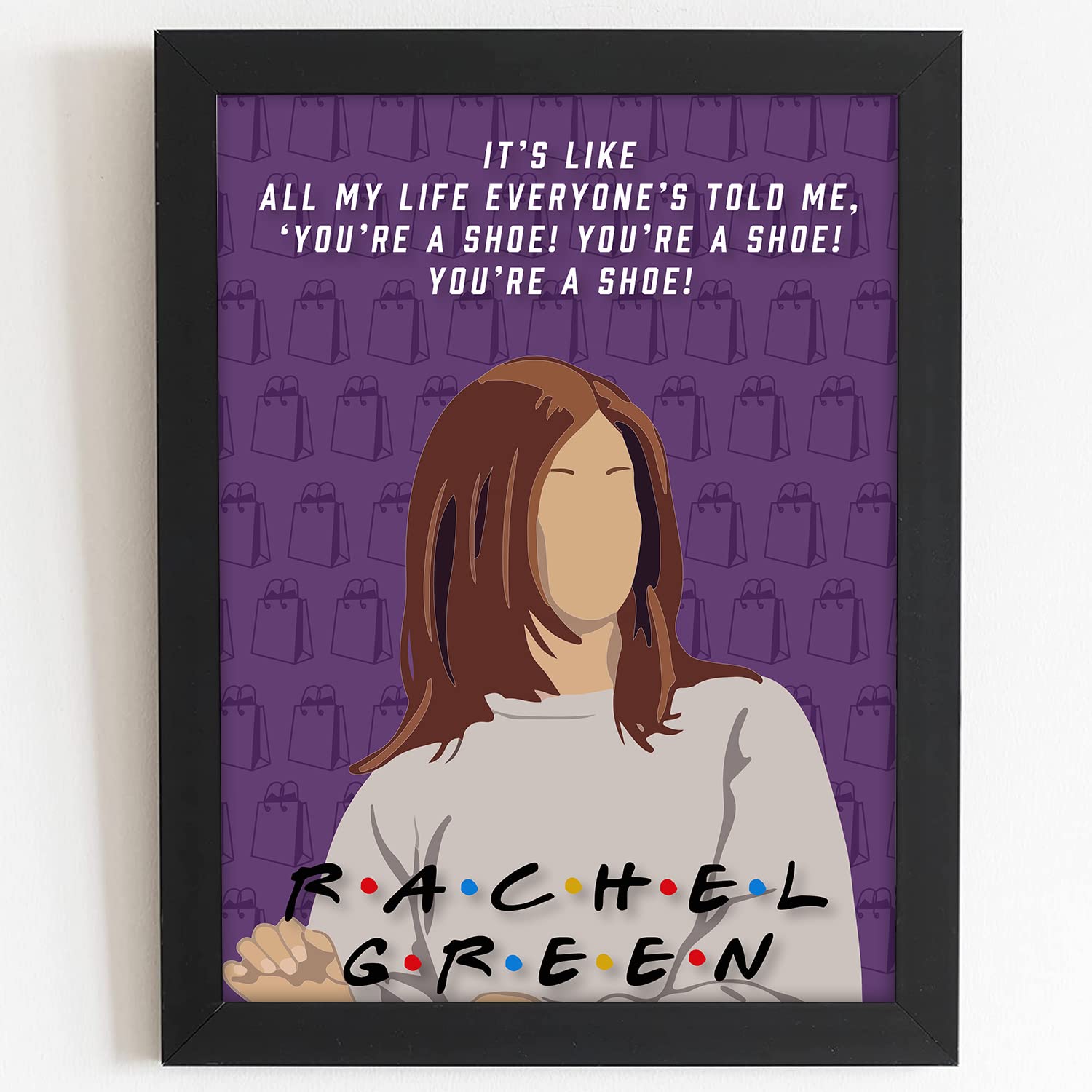 Sponsored Ad - Craftolive FRIENDS Frame, Rachel Green Framed Poster for Wall Decor, Room Decor, Home Decor, Gift Framed Poster, Wall Frame