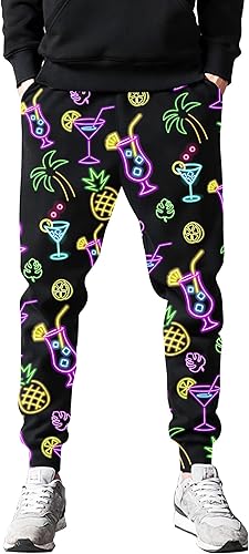 Miniatura 7 de Disfraces de los años 80 para hombre, pantalones deportivos, pantalones casuales para correr con cordón, traje de los años 90 para hombre