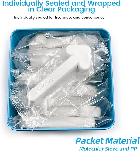 Miniatura 7 de Bloque desecante de polímero, 10 unidades de 1.52 oz de flecha de polietileno absorbente de humedad lenta y continuamente con reducción de la