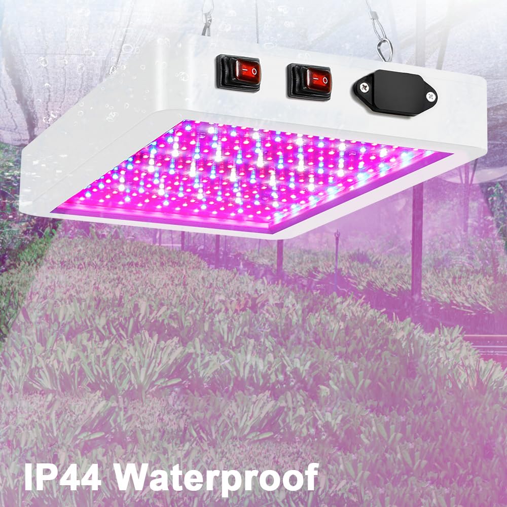 81-312LED coltiva le luci for piante, lampada for coltivazione in serra a spettro completo 25W-80W for da interno Phytolamp idroponico Veg Illuminatore orticolo(169LED Full Spectrum)