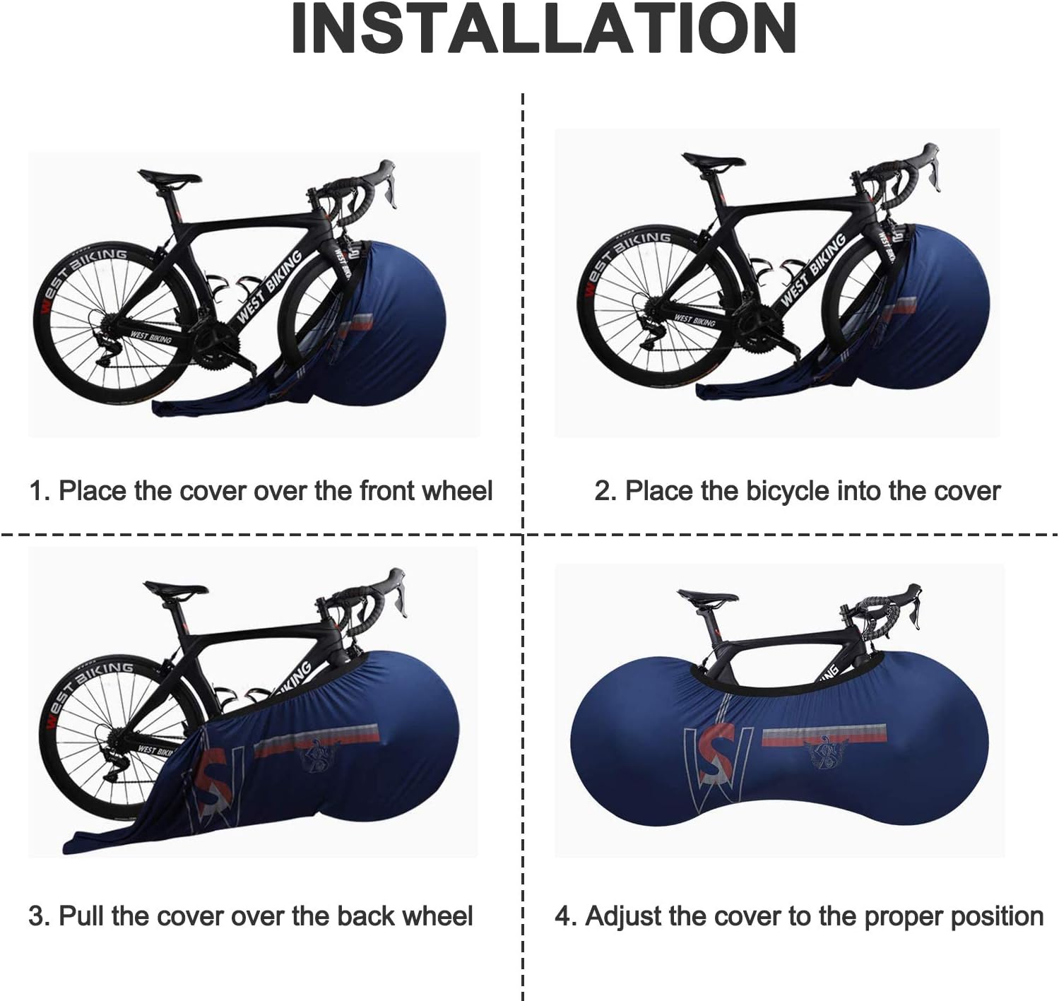 自転車ホイールカバー 屋内 防塵 高伸縮性 自転車ホイールバッグ