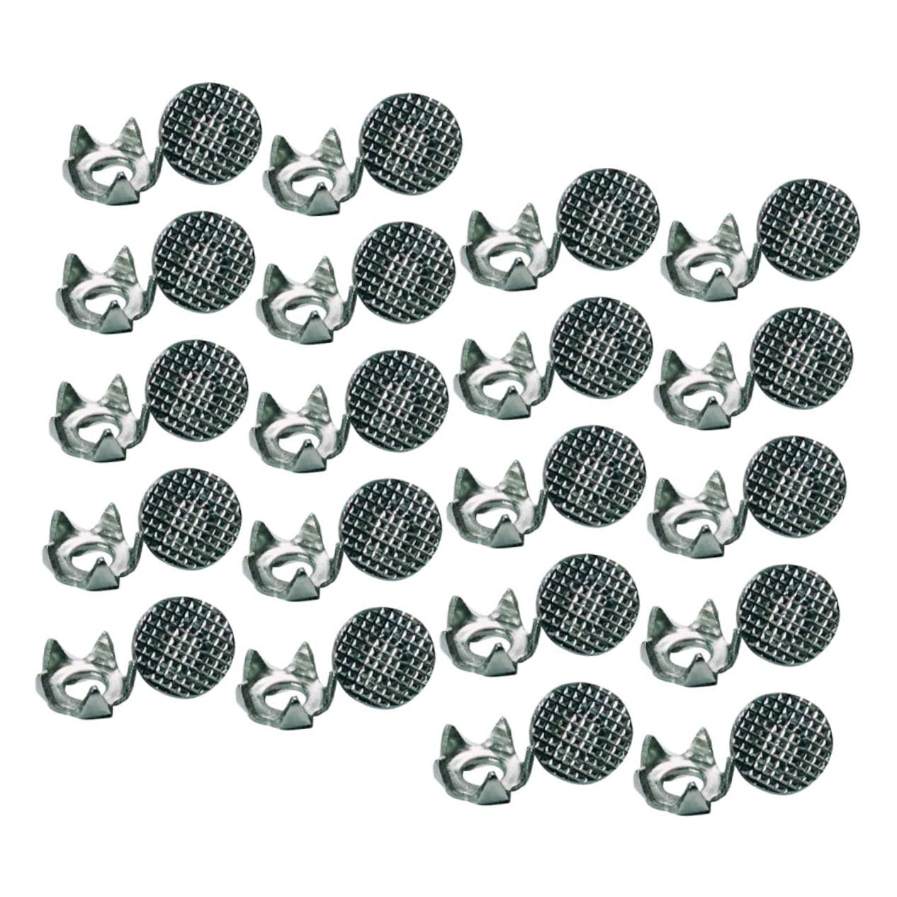 BESTYASH 20pcs Anti-Slip Spikes for Shoes Ice and Snow Traction Stainless Steel Shoes Spikes Climbing and Outdoor Activities