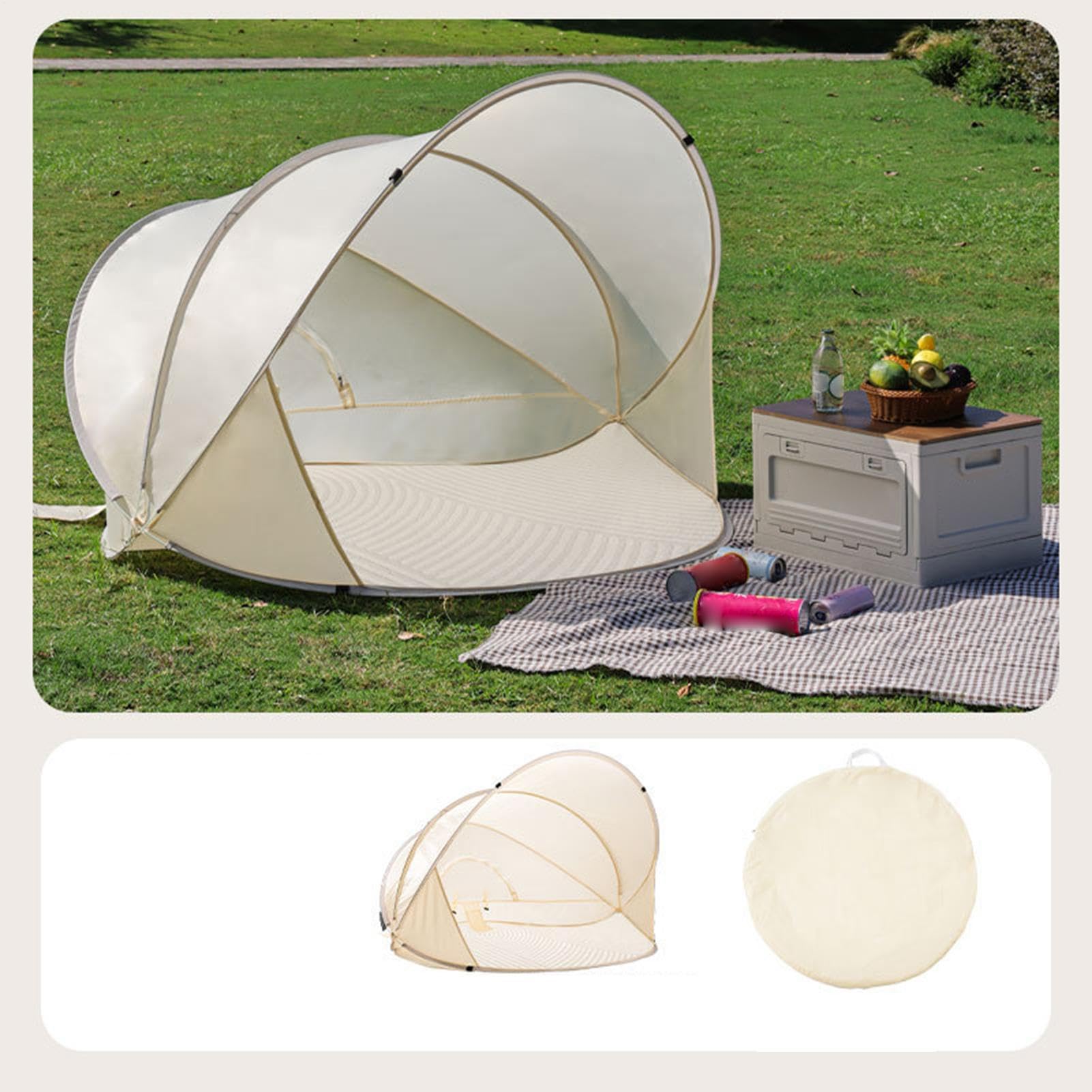 Tente de camping portable imperméable et pliable à installation instantanée