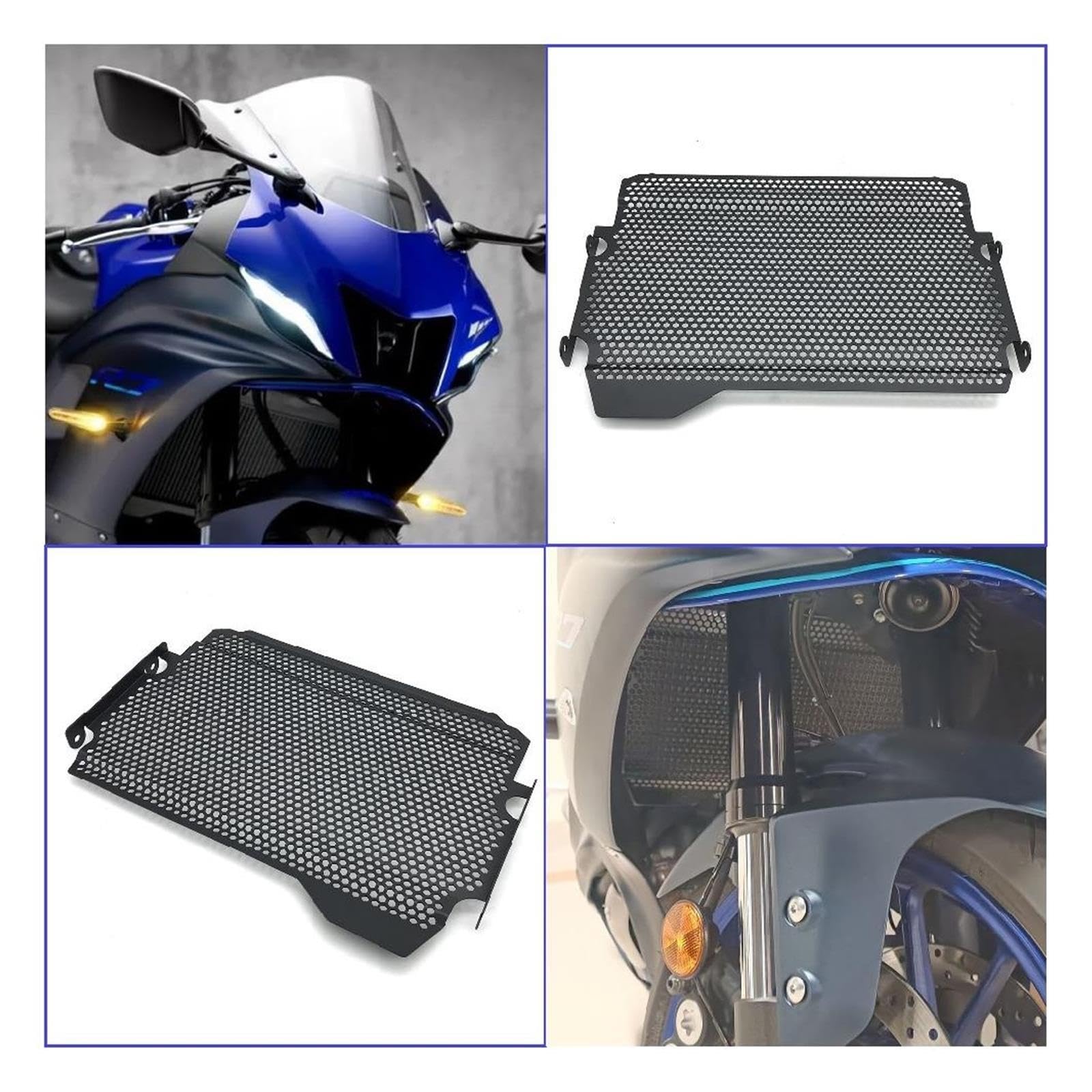 Dla Yamaha YZFR7/ABS 2021-2024 Osłona Chłodnicy Motocykla