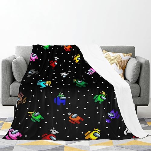 Qxuzizh Mantas suaves, cálidas y acogedoras, mantas de franela ligeras y mullidas para cama, sofá, para niños, niñas y adultos, 40 x 50 pulgadas