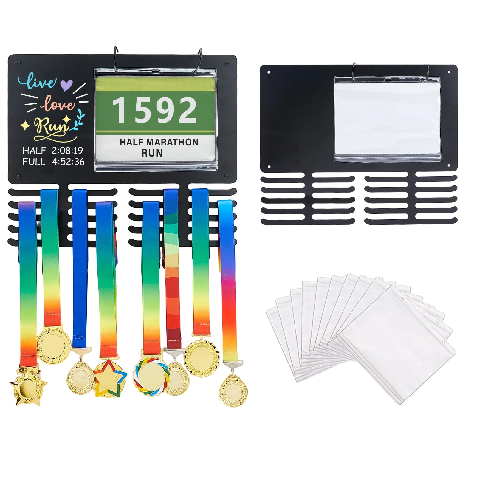 SUPERDANT Medaillenhalter Medaillen Aufbewahrung Ausstellung Rennmedaillen Und Startnummern Auszeichnungs Medaillen Aufhänger Geschenke für Sportler Kinder