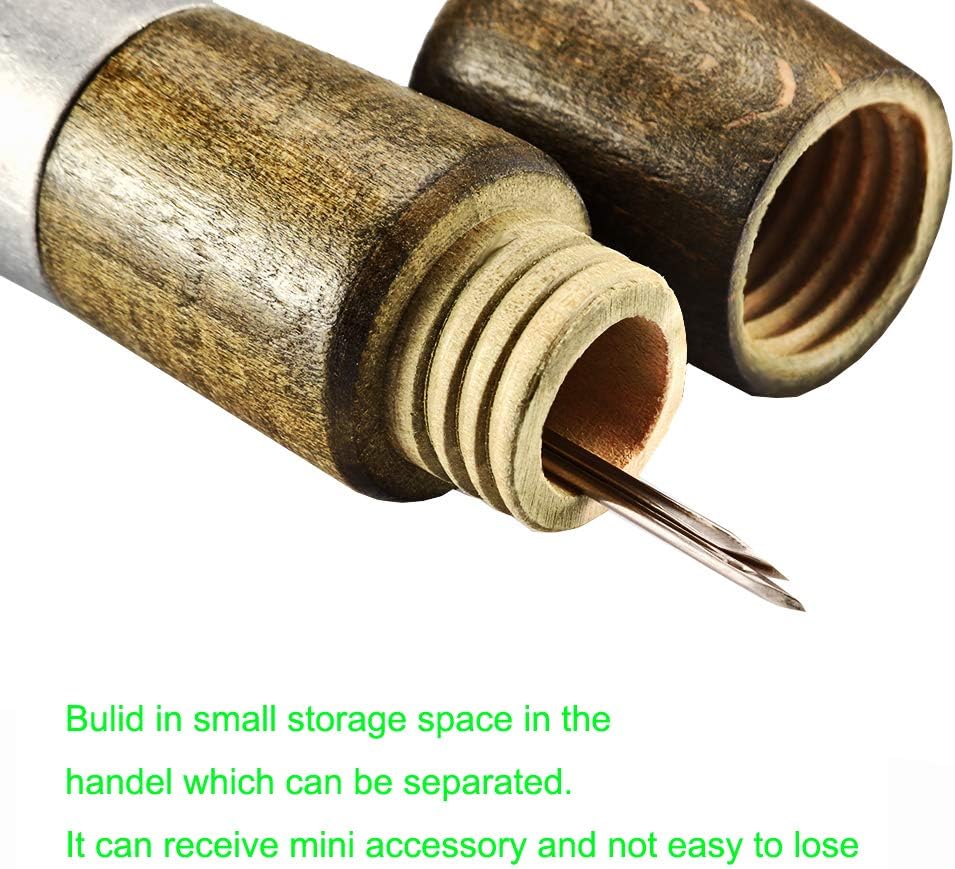 Sewing Awl Kit,Knoweasy Handmade Leather Sewing Machine,Fabric Sewing Awl and Fabric Leather Craft Tool