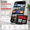 Conbre 32GB Micro SD Card Class 10 Memory Card, UHS-I High-Speed Storage, Up to 100MB/s, Full HD Recording for CCTV Cameras, Smartphones, Tablets, Dashcams & Drones gallery image