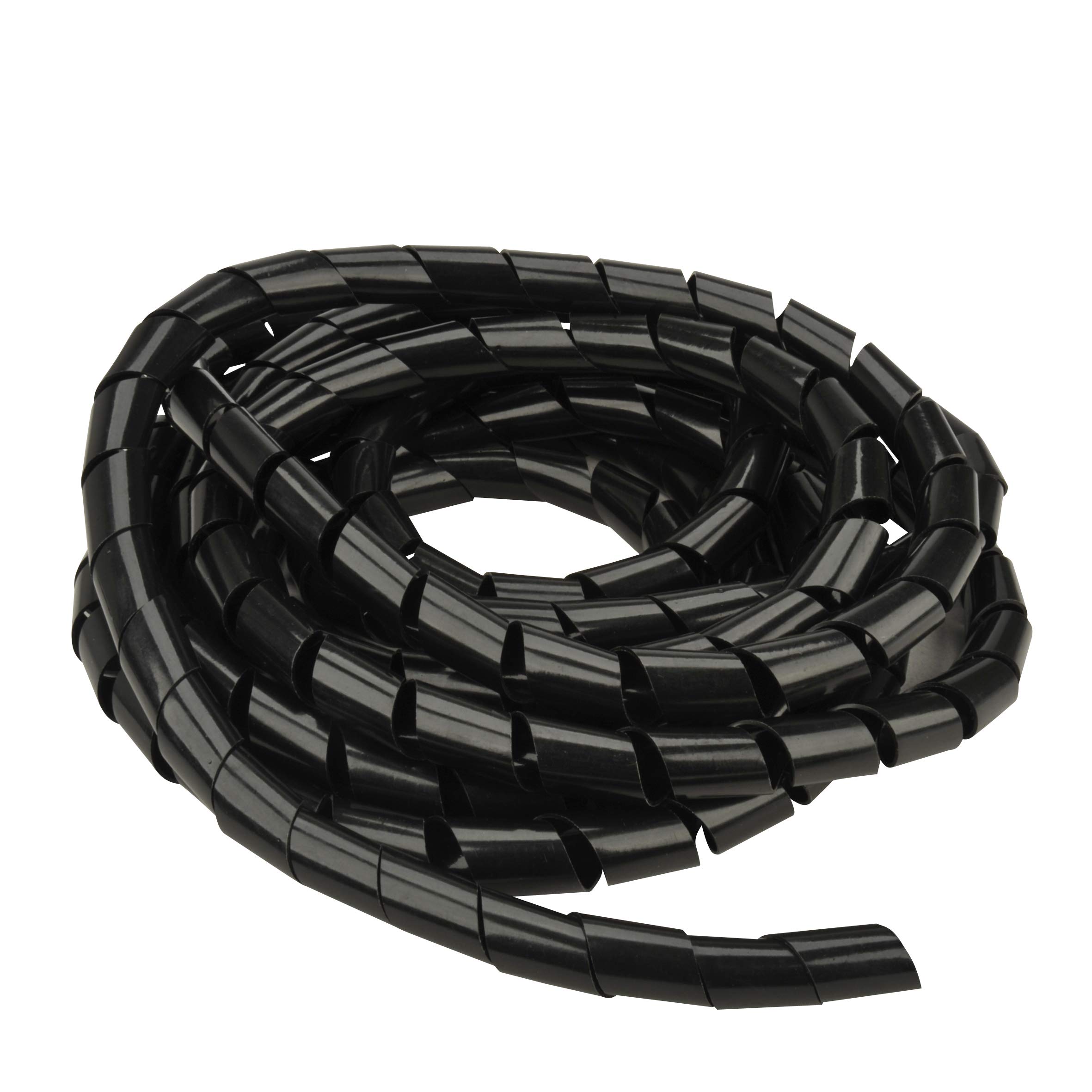 UNITEC Spiralschlauch 15mm 10 m schwarz