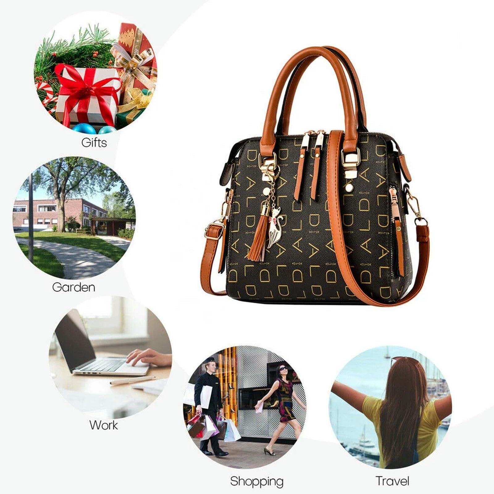 Damska torebka crossbody ze skóry PU