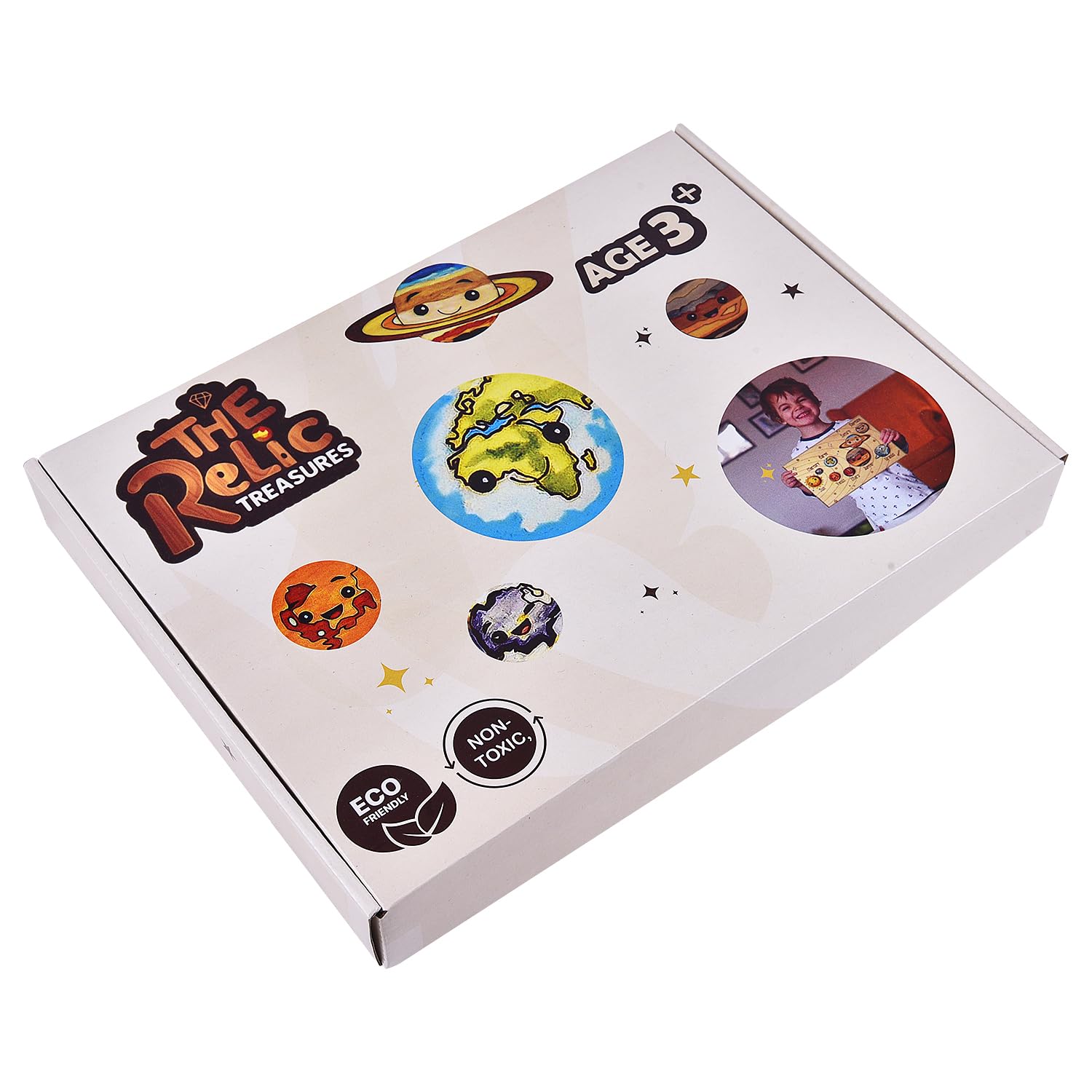 The Relic Treasures Wooden Solar System Puzzle Model for Kids – Planet Toys for Toddlers to Improve Memory and Motor Skills – an Ideal Educational Toy for Kids to Learn about Planets and Outer Space (B0D5YQRQNF) Amazon Price History, Amazon Price Tracker