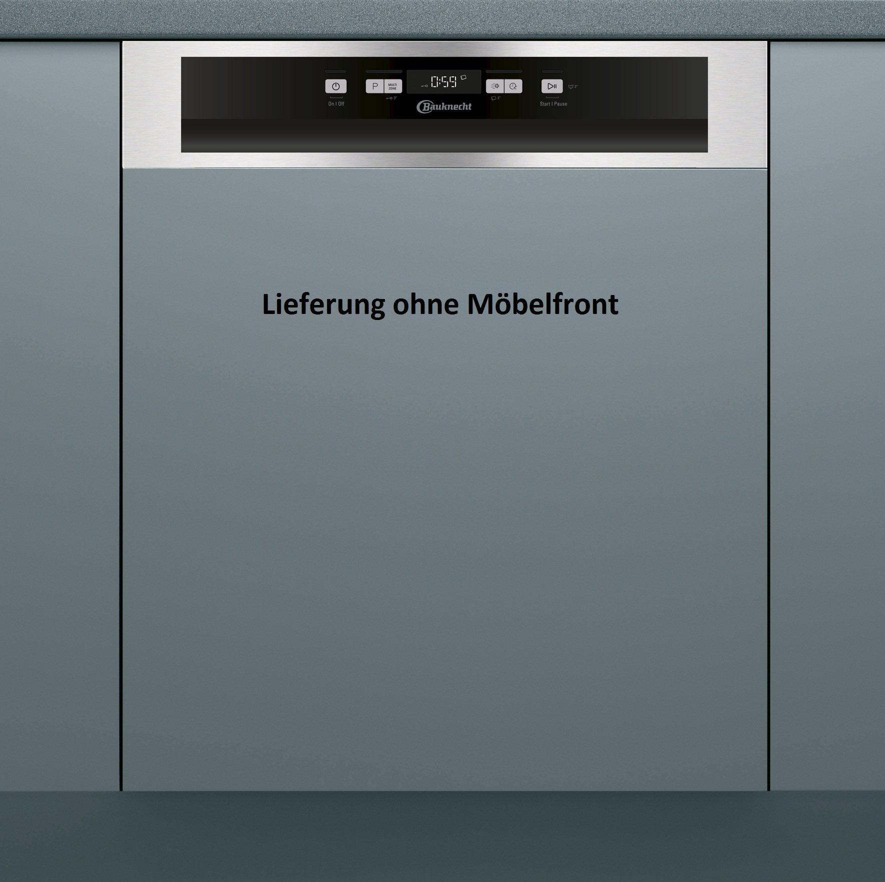 Bauknecht BKBC 3C26 X Integrierbarer Geschirrrspüler 60 cm / ActiveDry/ Startzeitvorwahl / Option Multizone / Sensor-Programm/ Vollwasserschutz