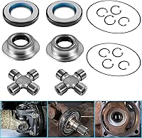Vista 12 de Kit de Sellos: Sello de Polvo del Eje Exterior y Sello del Tubo Interior y Cojinete de Agujas y Anillo de Retención y Sellos de Arandela de Empuje