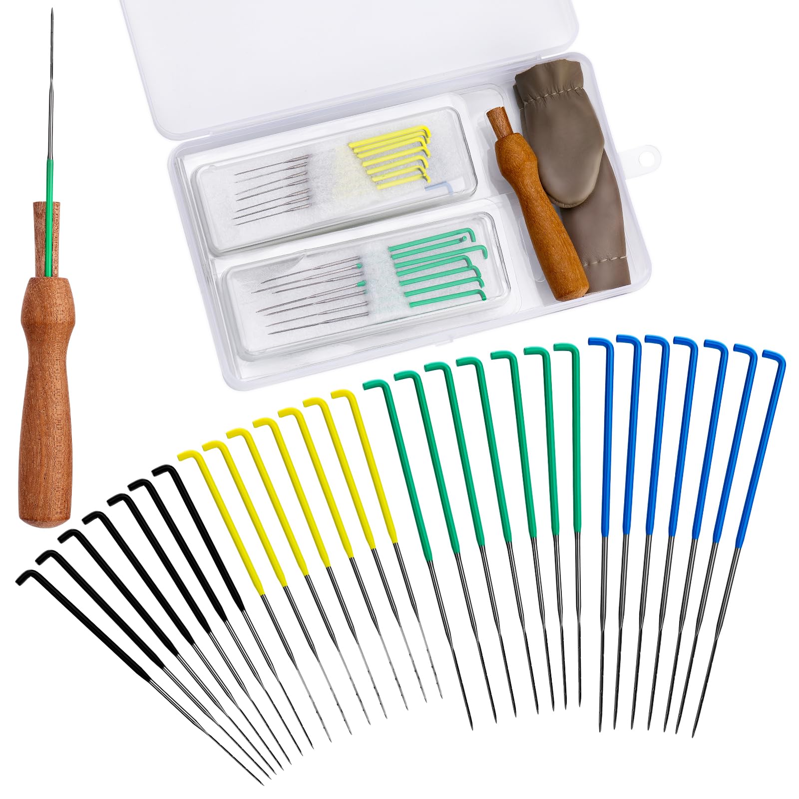 FTEVEN Felting Needles, 28PCS Needle Felting Tools DIY Felting Wool