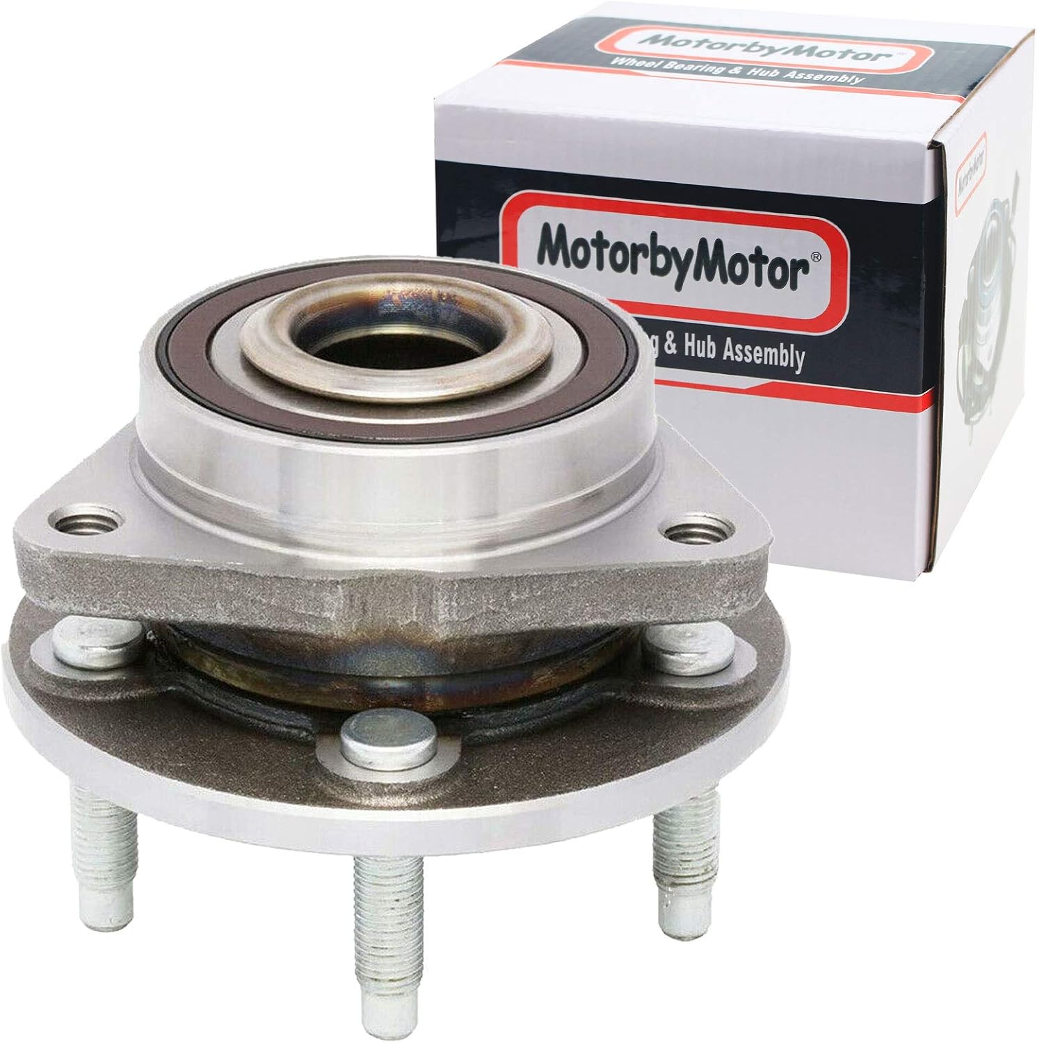 MotorbyMotor 513408 Front Wheel Bearing and Hub Assembly with 5 Lugs fits for 2016-2019 Chevrolet Cruze Low-Runout OE Directly Replacement Wheel Hub Assembly - All Models