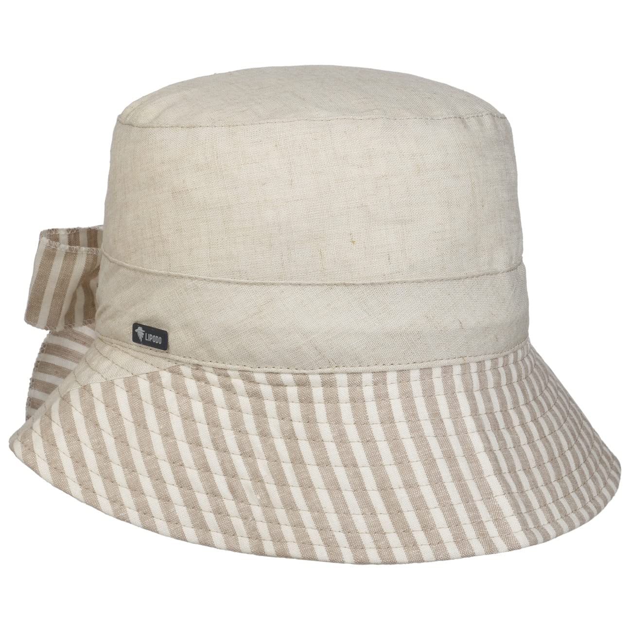 LIPODO Sombrero de Tela Marimena Mujer - Made in Italy Sol para el jardín Verano con Visera, Visera Primavera/Verano