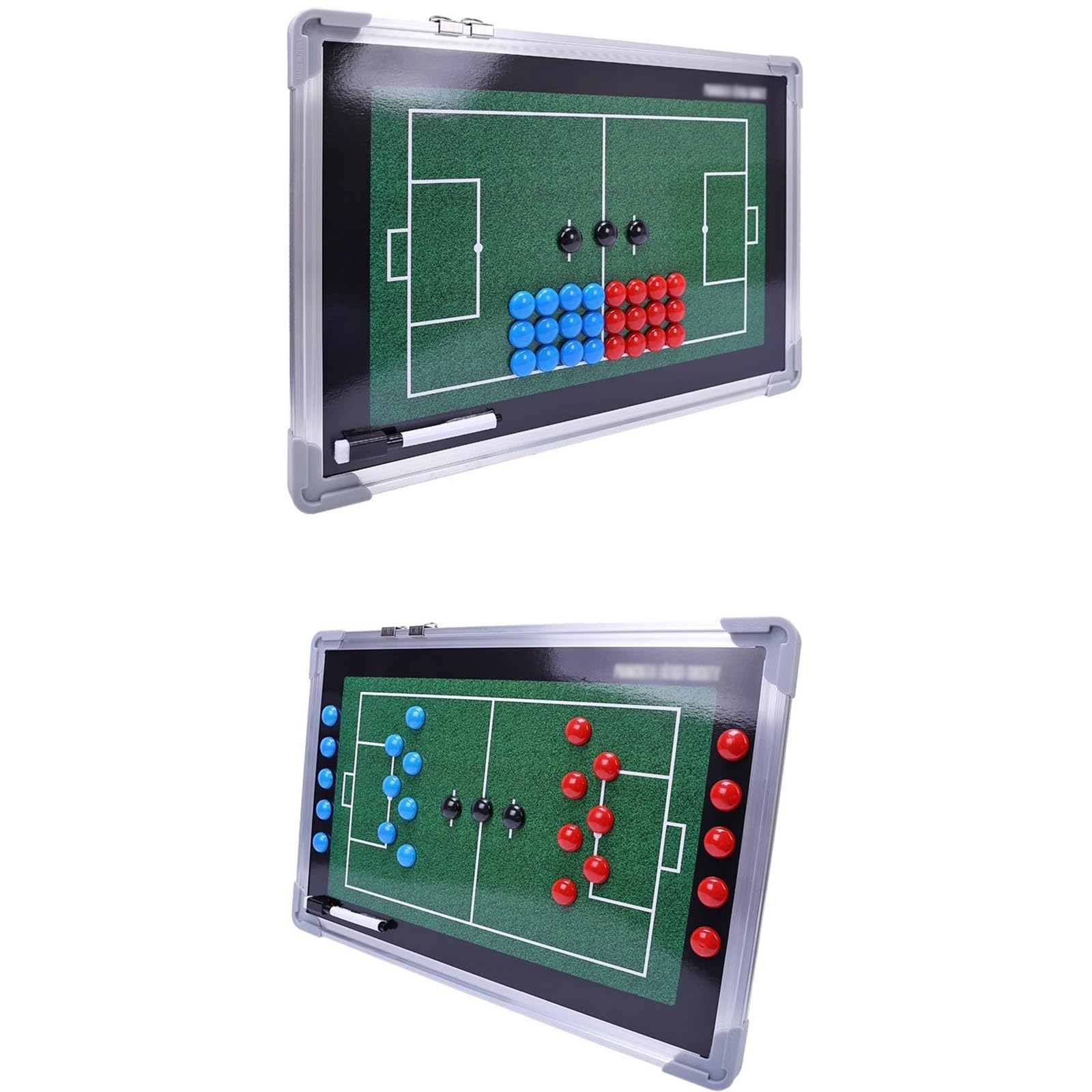Tattiche di pallacanestro Clipboard allenatori, Lavagna magnetica cancellabile a secco su entrambi i lati da calcio 45x30 cm, set con penna e pezzi magnetici