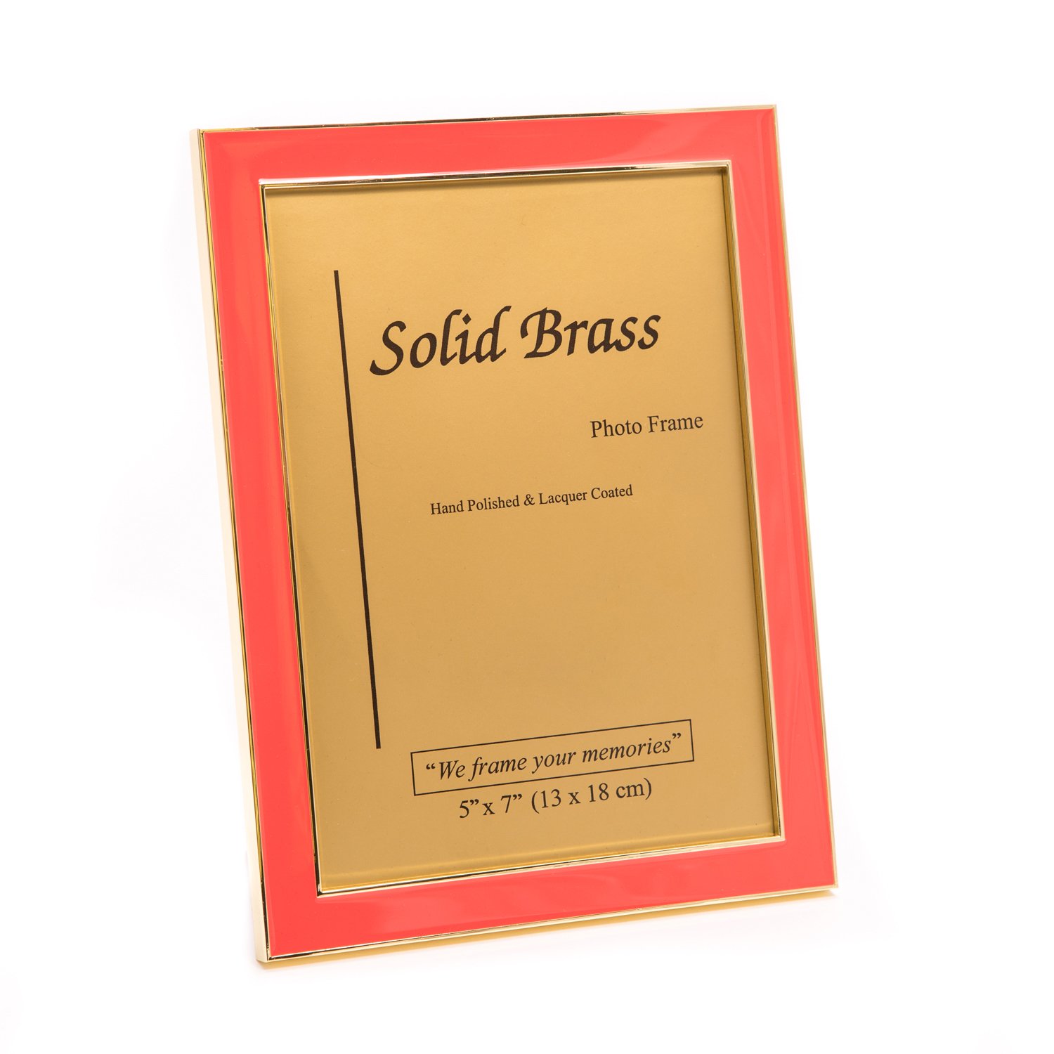 Arnakan Silver Plated Trim with Colored Enamel 5"x7" Picture Frame, Easel Back.