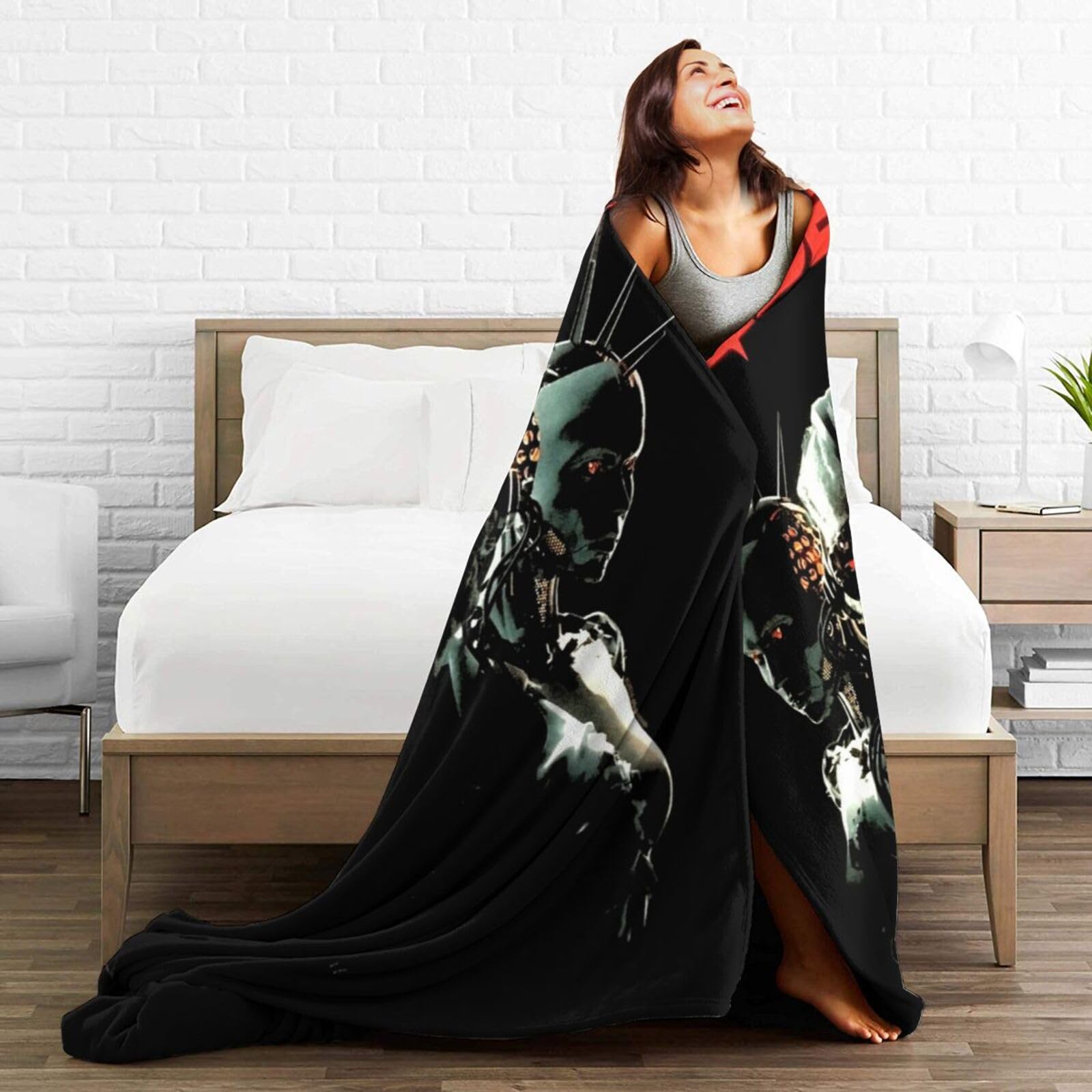 Megadeth Throw Blanket Fleece Warm Plush Blanket for Bed Cozy Warm