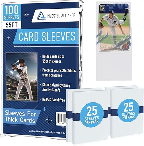 Vista 41 de Fundas de centavo prémium para tarjetas de intercambio, fundas suaves para tarjetas de béisbol, funda de plástico ultra transparente para tarjetas