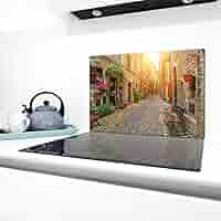 Copri Piano Cottura In Vetro Temperato 80x52cm - Universale Per Induzione E Vetroceramica | Tagliere E Paraspruzzi - Foto 2