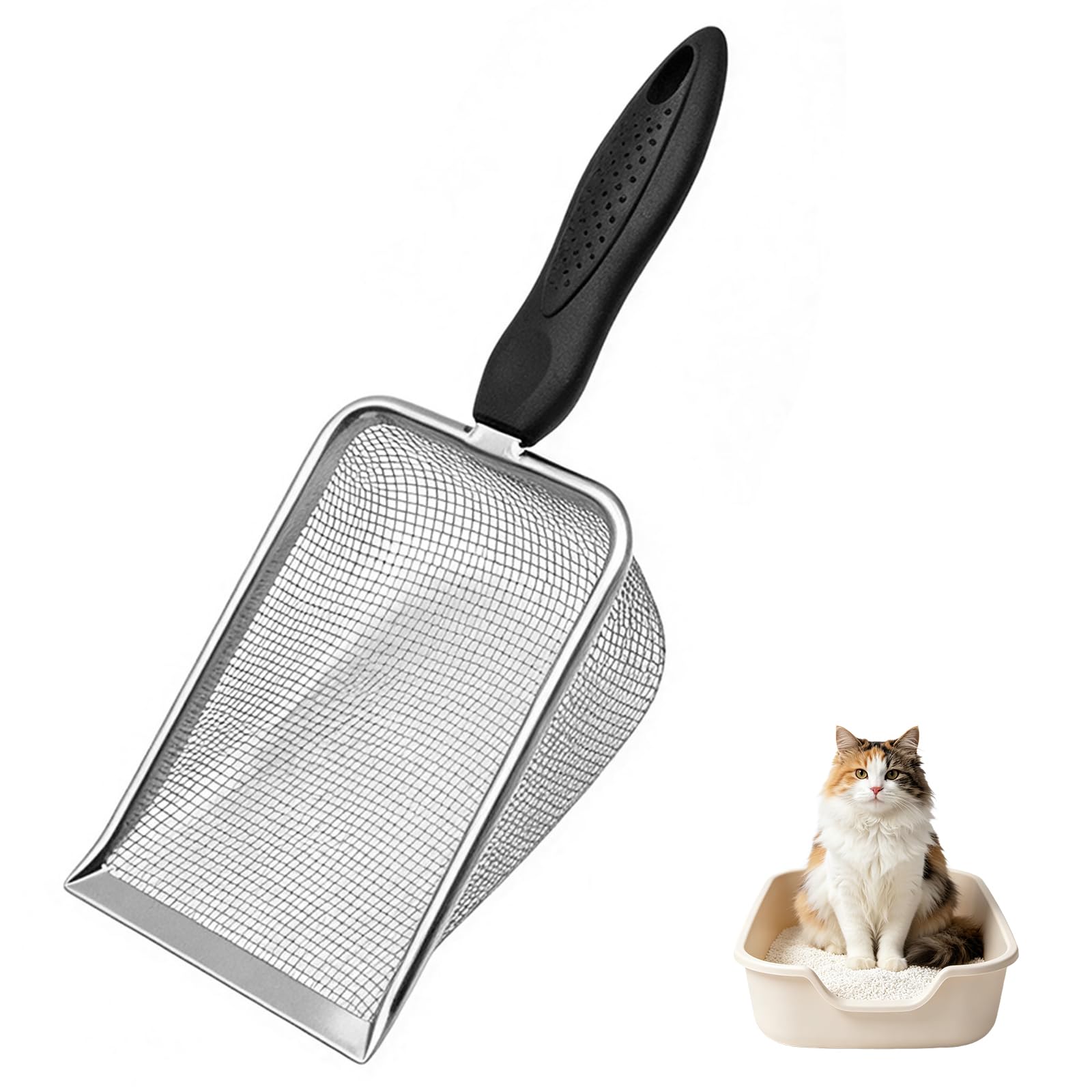 1Pcs Reptile Sand Scoop,Sand Sieve for Gecko Lizard Spider Snake Tortoise