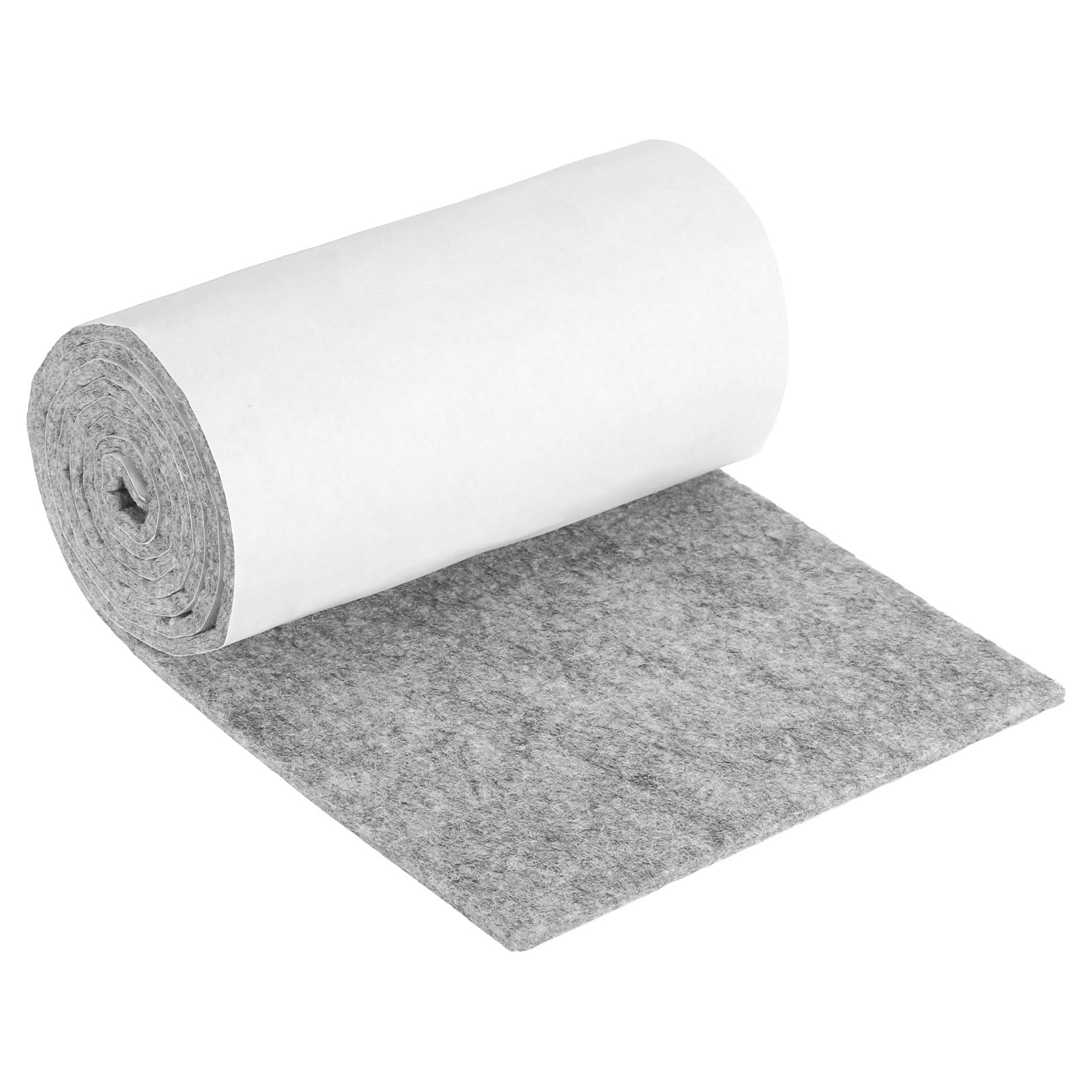 sourcing map Felt Strips with Adhesive Backing, 5" x 40" x 0.12" Anti Scratch Furniture Felt Tapes Self-Stick Pads for Protecting Hardwood Floor, Grey