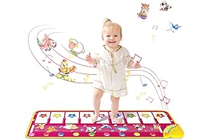 M SANMERSEN Piano Mat, the Perfect Musical Playmat for Toddlers