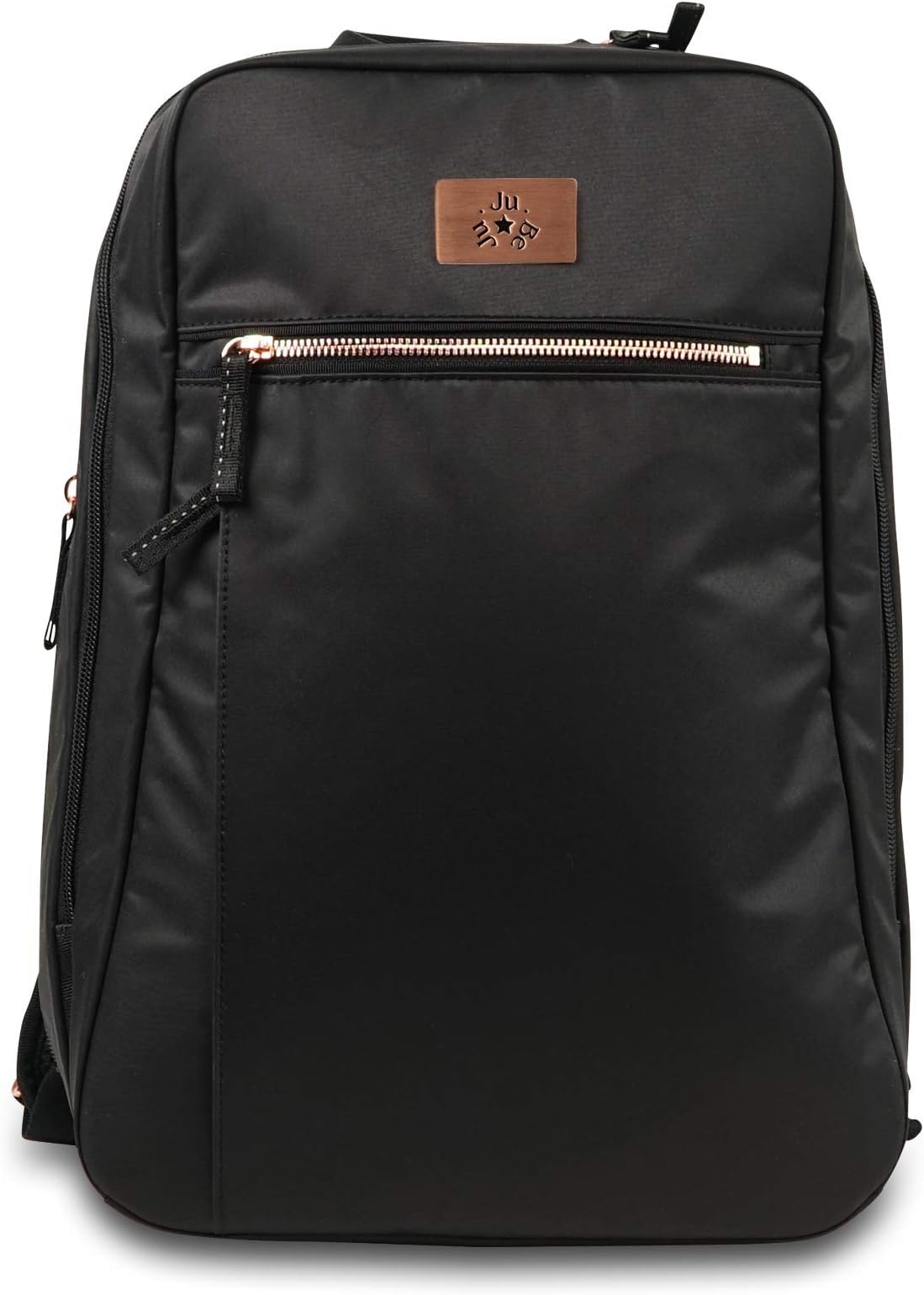 JuJuBe Travel Diaper Backpack with Changing Pad | Multi-Functional, Everyday Ballad Backpack | Classic Collection | Black Rose, One Size