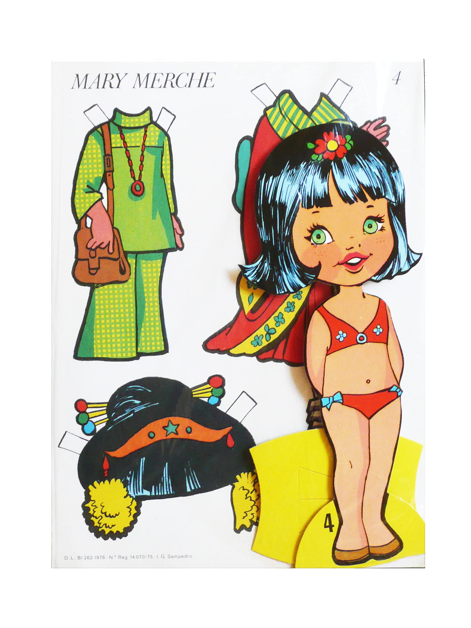 MUÑECAS RECORTABLES. SERIE MARY MERCHE 1 A 8. Completa. IMA. Oferta