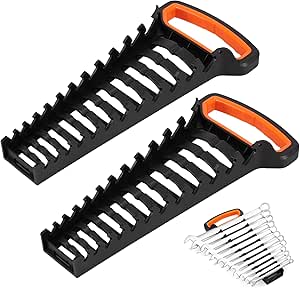 Organizzatore Per Chiavi A Cricchetto - Set 2 Supporti Per Chiavi Da 8mm A 19mm