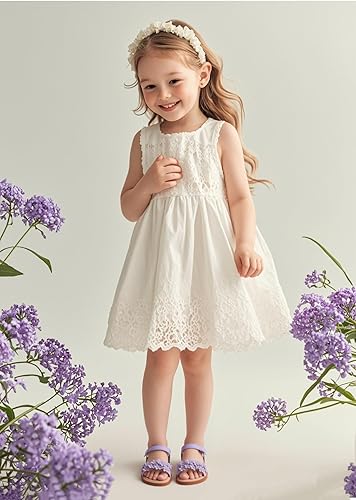 Miniatura 2 de GINFIVE Sandalias para niñas pequeñas, sandalias para niñas y niños pequeños