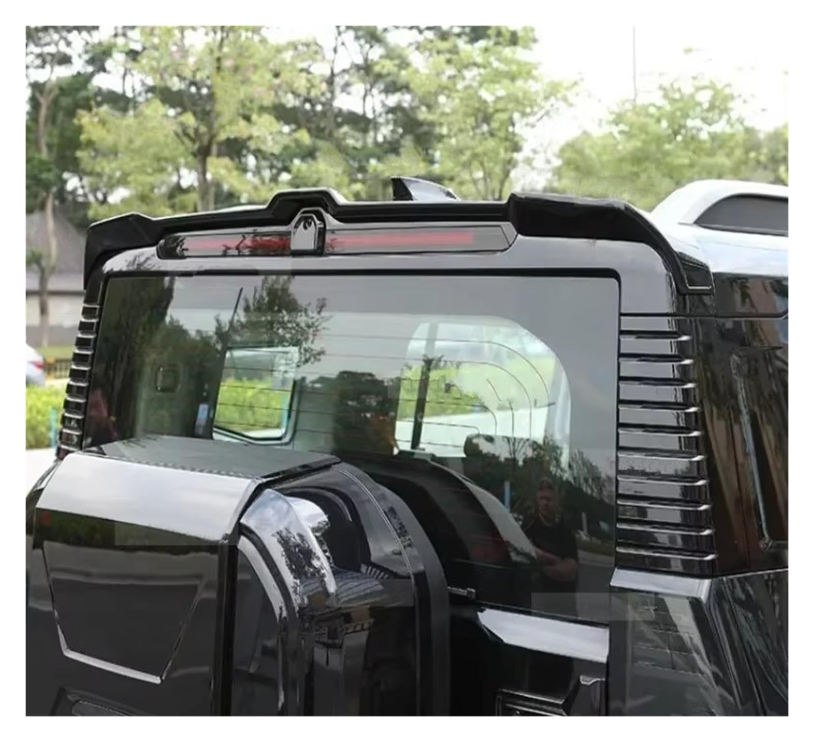 Spoiler samochodowy dla Cherry Jetour Traveller T2 2023 2024 2025 Jetour T2 skrzydło tylne skrzydło dachowe stałe skrzydło zmodyfikowana farba tylne skrzydło auto